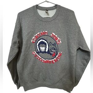 Retro Gray Crewneck Sweatshirt Eskimo Joe's Stillwater OK Bar Men’s M